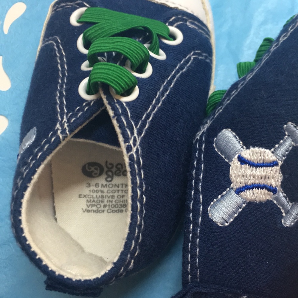 Baby Gear baseball shoes baby walkers blue 3-6 m - Picture 8 of 8
